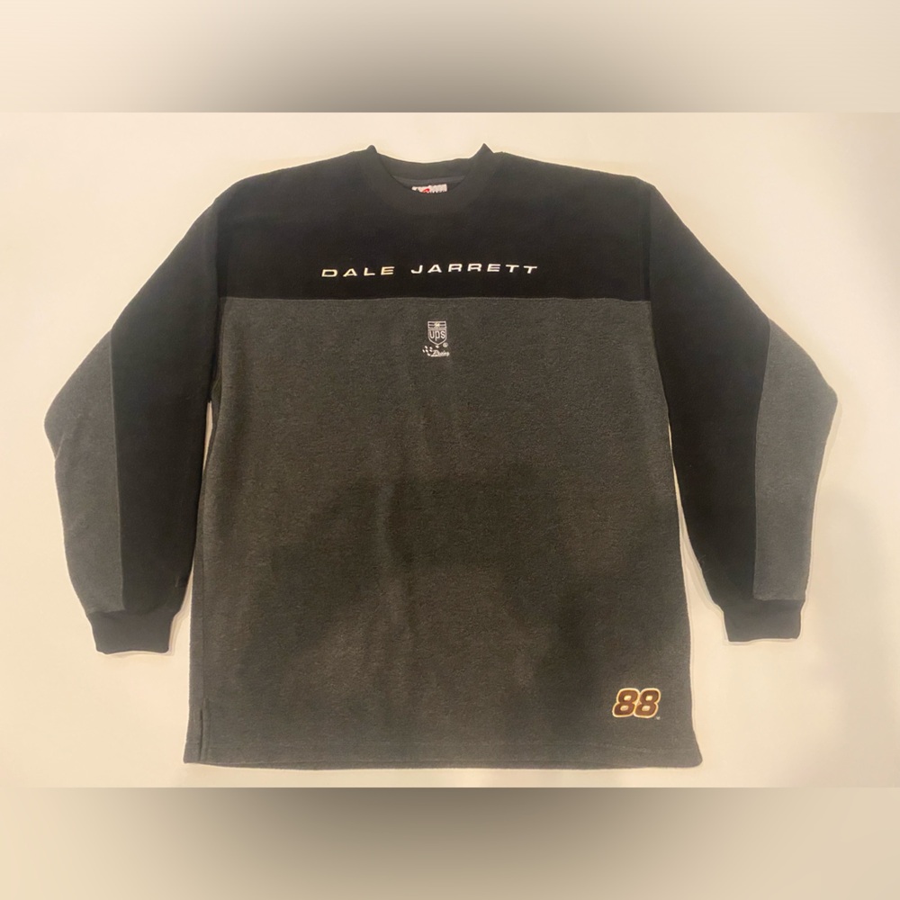 Dale Jarrett NASCAR (XL) (Grey & Black) Sweater